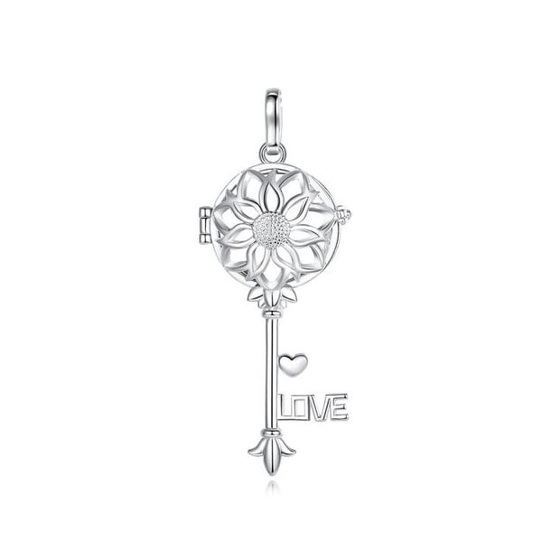 Blomma Graviditet Bola Key Love Pink Ball Halsband