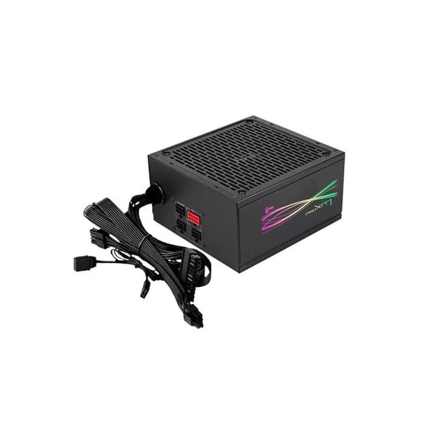 Nätaggregat - Aerocool - LUX PRO RGB 550M - 550W - 80Plus Bronze - RGB LED-belysning