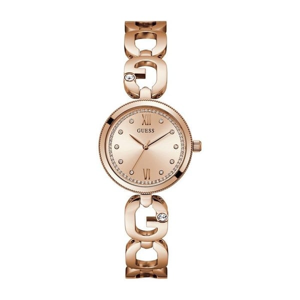 Klocka - GUESS - GW0759L3 - Rostfritt Stål - Rosa Zirkoner - 30mm