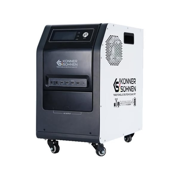 PORTABEL ELSTATION 3-1 - 3000 W - Könner & Söhnen KS 3000PS 125 Ah / 3200 Wh