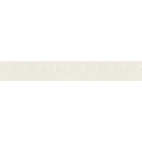 A.S. Creation Only Borders 11 384034 väggdekor non-woven Randig 5.00 x 0.08 m Vit