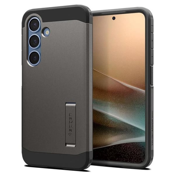Coque - SPIGEN - Tough Armor MagSafe - Samsung Galaxy S25+ - Stålgrå - Forstærket beskyttelse
