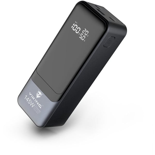 Powerbank - VIKING - PN-964PD - 27000 mAh - 145 W - Hurtigopladning USB Power Delivery