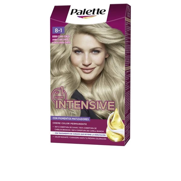 PALETTE INTENSIVE färg #8.1-ljust askblond 1 u
