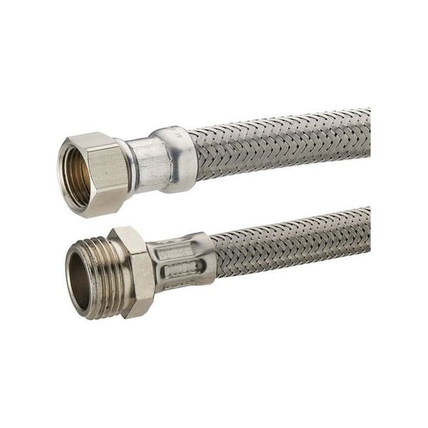 Flexibel inox drivslang han hona 3/8 - 3/8 L:500mm Dn8 - Noyon och Thiebault