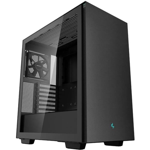 Mid Tower PC-fodral utan strömförsörjning - DEEPCOOL CH510 (svart) - E-ATX/ATX/Micro ATX - 1x120 mm - USB 3.0/HD Audio - Härdat glas