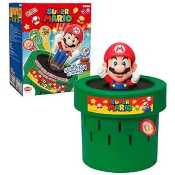 Hopplek - BIZAK - Super Mario - Röd och Grön - 2 Spelare eller Fler - Från 3 År