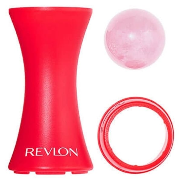 Massagerulle - REVLON - Skin Reviving Roller - Rose Quartz Stone - Hypoallergen - Känslig hud