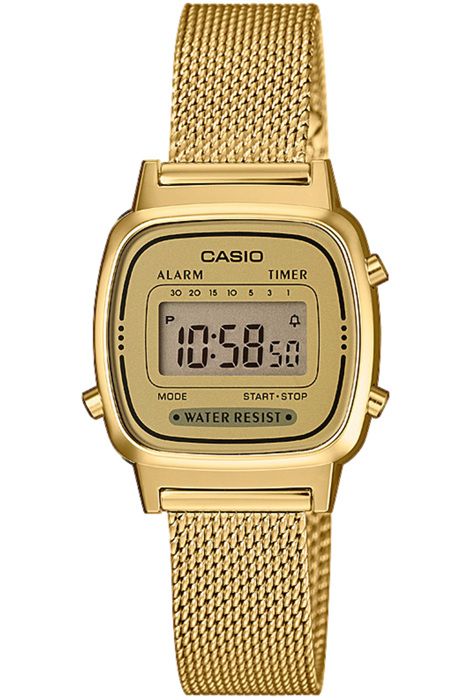 Casio Vintage MINI Damklocka Guld