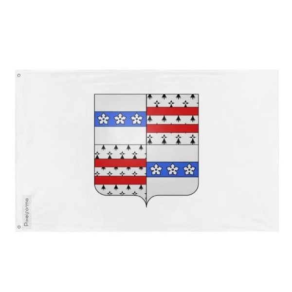 Drapeau Drummondville – 60 x 90 cm – Hållbar Polyester – 2 Metallöglor – Inomhus / Utomhus – Pixelforma