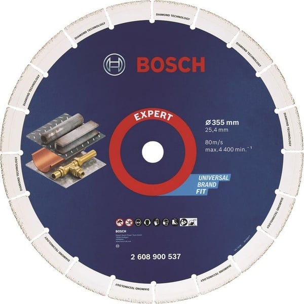 Diamantskiva Metall Expert BOSCH Ø355 mm - 2608900537