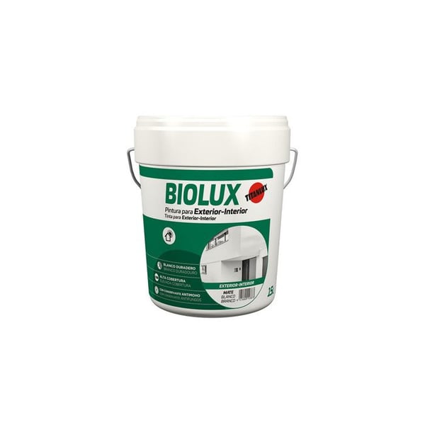 Inomhus- och utomhusmattefärg Biolux 4l Titan A62000804