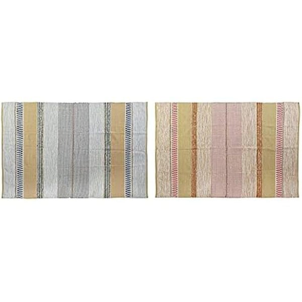 Matta - DKD Home Decor - Flerfärgad - 160 x 230 cm - Naturliga fibrer - Rektangulär