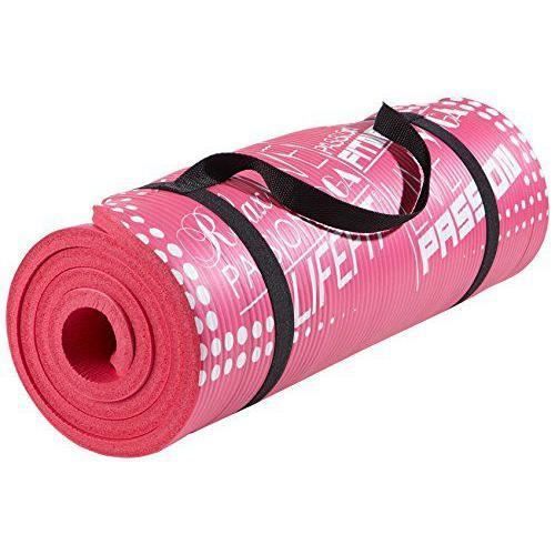 Lifefit F-MAT-C01-03 Hellrosa 180 x 60 x 1,5 cm - FITNESS GOLVMATTA - exkluzive plus yogamatta Rosa Ljusrosa 180 x 60 x 1,5