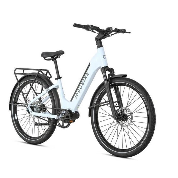 JOBOBIKE Luxe Elcykel för Vuxna Motor 250W, Batteri 36V15AH Elcykel, Breda Däck 27.5" Elcykel