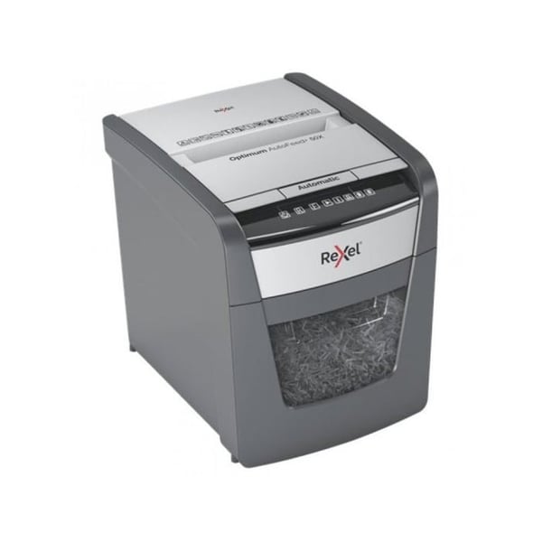 Dokumentmakulator - Rexel - Optimum Auto+ 50X - Krydsskåret - 50 ark - 20L