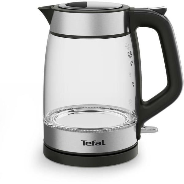 Elkärl - Tefal - KI605830 - Svart glas - 1,7L - 2200W - Avtagbart filter