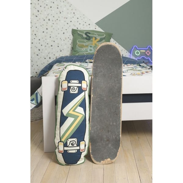 Avtagbar dekorationskudde 65 x 25 cm "California" 100% Bomull l'Effet Papillon