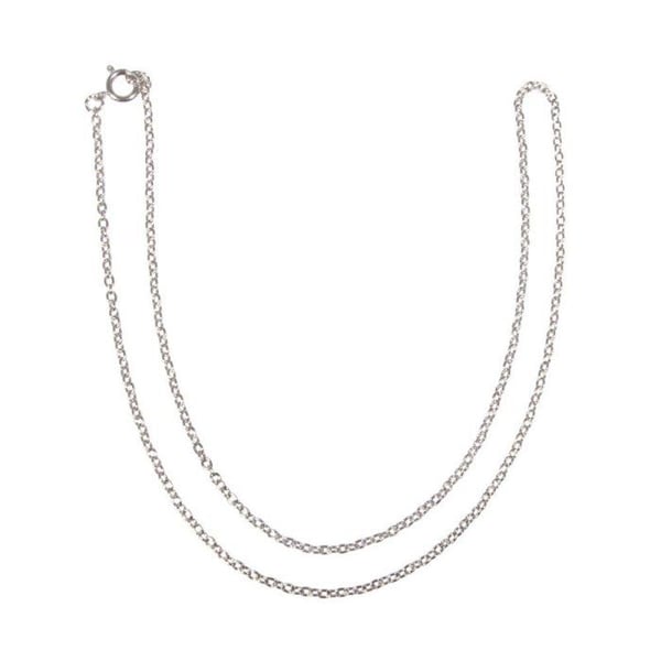 Länkkedja, silver, 45cm, 2x3mm, 1 st.