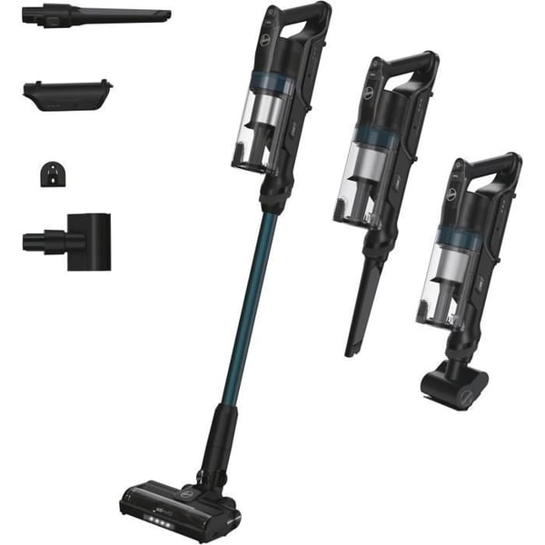Trådlös golvdammsugare - HOOVER - HF1 Plus - Kraftfull 165W - Autonomi 45 min - Anti-Twist borste
