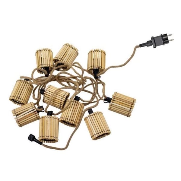 Ljusgirland - New Garden - Okinawa - Jute-kabel - 800cm - Utomhus