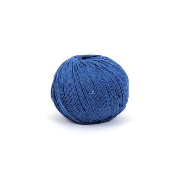 DMC - Återvunnen bomullstråd Eco Vita 3mm 100g Stickning och virkning Färg. 107 blå