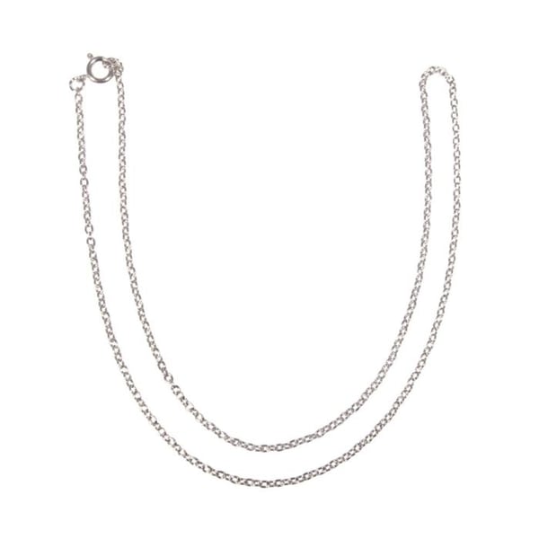 Länkkedja, silver, 45cm, 2x3mm, 1 st.
