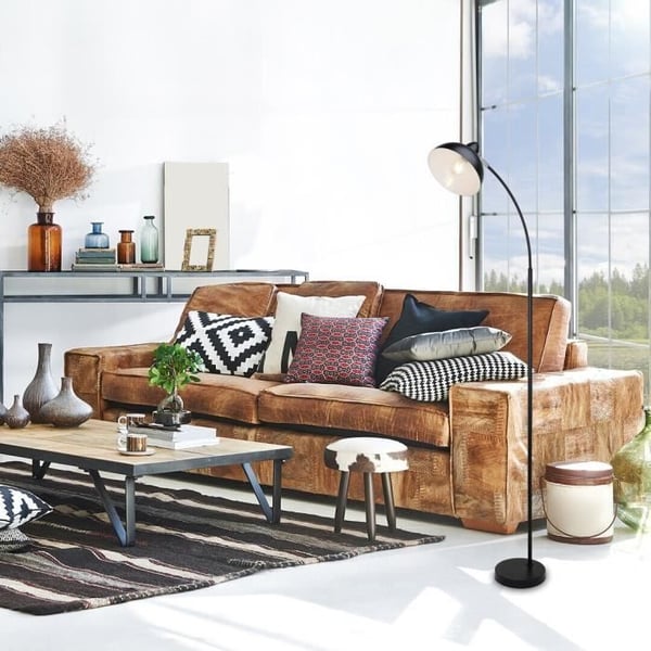 Gatulampa - RABALUX - Daron - Matt svart - 51x12x23 cm - LED - Inomhus