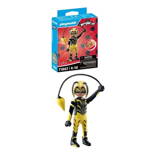 PLAYMOBIL 71867 Vesperia, Miraculous Figur fra tegnefilmen, 5 dele, fra 4 år
