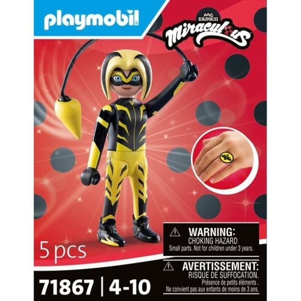 PLAYMOBIL 71867 Vesperia, Miraculous Figur fra tegnefilmen, 5 dele, fra 4 år