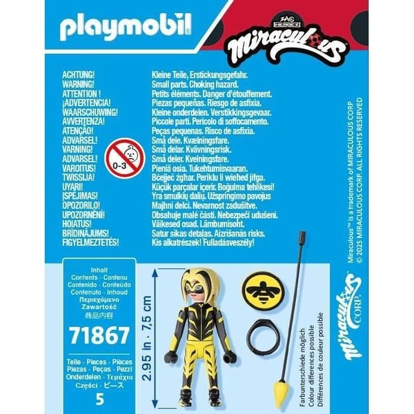 PLAYMOBIL 71867 Vesperia, Miraculous Figur fra tegnefilmen, 5 dele, fra 4 år