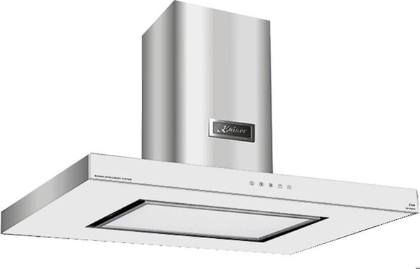 Köksfläkt - KAISER - AI 9434 W Eco - 90 cm - 1250 m³/h - Glas och Rostfritt stål