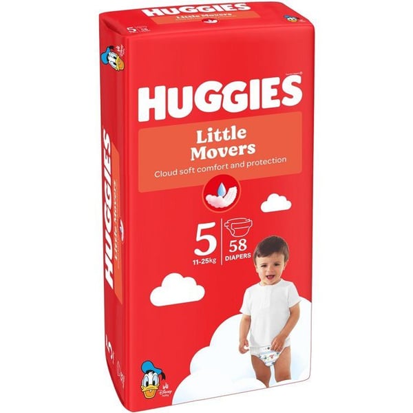 HUGGIES Little Movers Mega 5 (58 st)