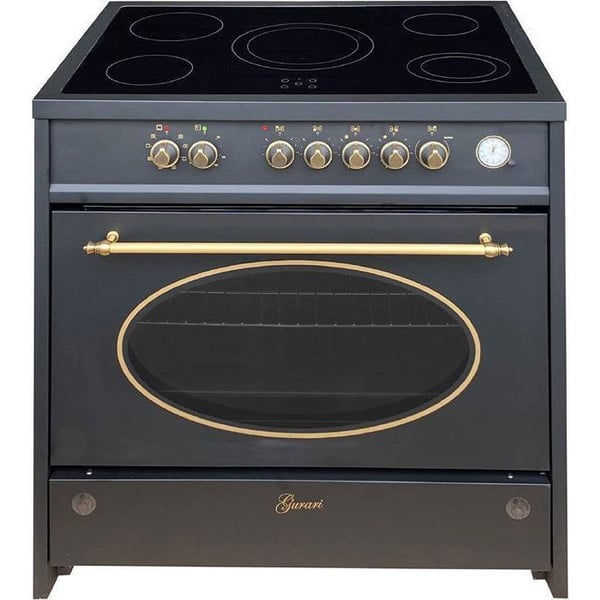Gaskök - GURARI - 912 Bl r - Retro - 90 cm - 8 funktioner - Varmluft