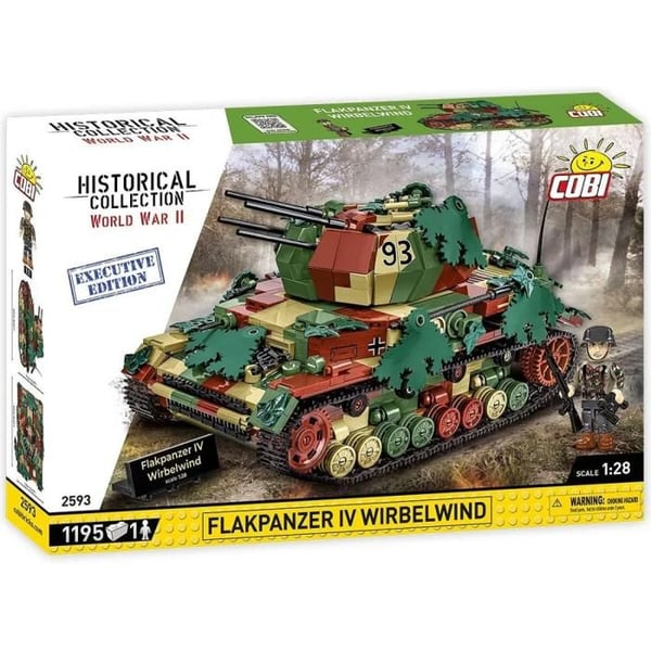 Modell - COBI - FLAKPANZER IV WIRBELWIND - Plast - Grå - 8 år och uppåt