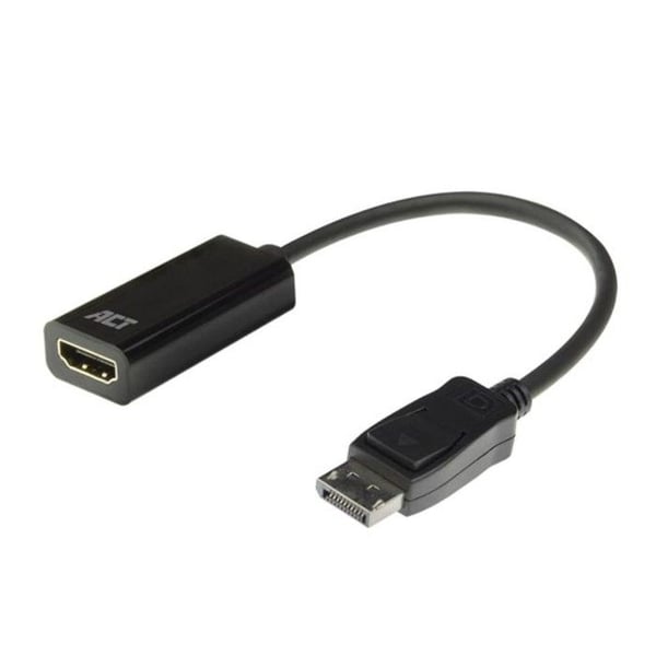 ACT DisplayPort hane till HDMI honadapter - 4K @ 30 Hz - 0,15 m