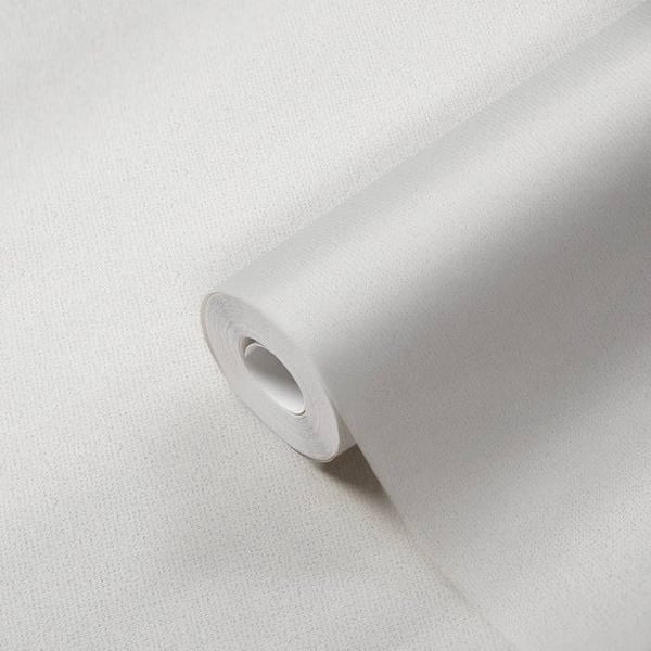 A.S. Creation Attraktiv 2 390392 Vinyltapet Enfärgad 10.05 x 0.53 m Vit