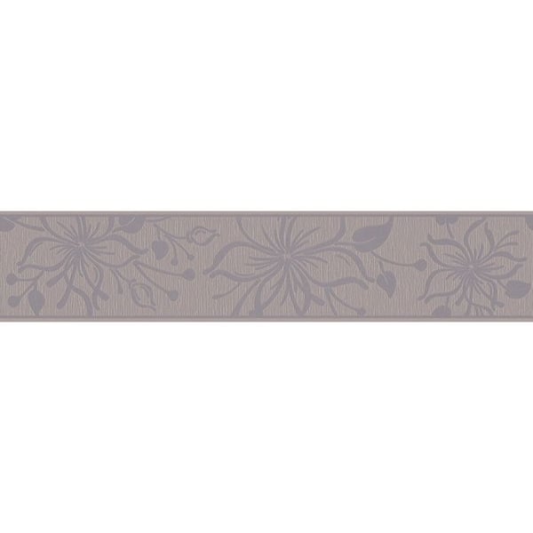 A.S. Creation Endast Kanter 11 346674 väggfris Intissé Blommor 5.00 x 0.13 m Brun