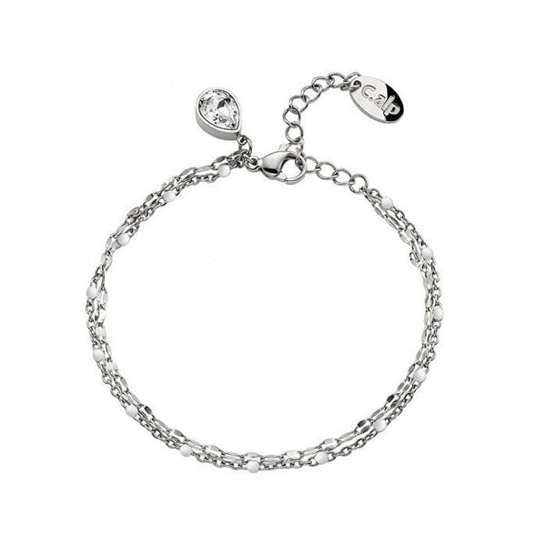 Elegant armband i stål dubbel Vibe 22241.E