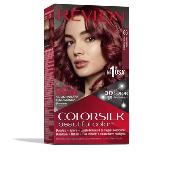 Färgning COLORSILK #66-körsbärsrouge 1 u