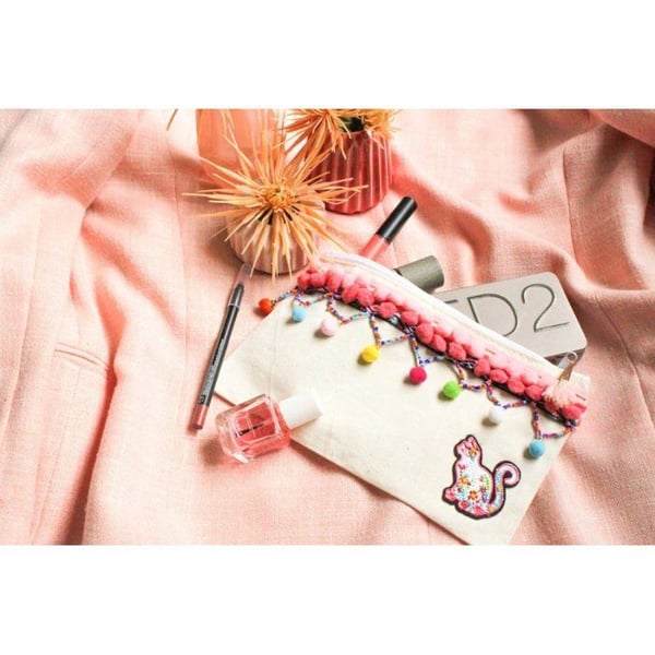 MégaCréa DIY - Broderad patch Blommor 4 till 5,2 cm 3 stycken