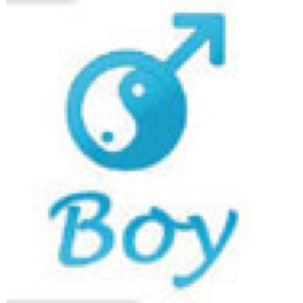 Ki-Sign - Värmeöverföring Baby Boy 5x8 cm