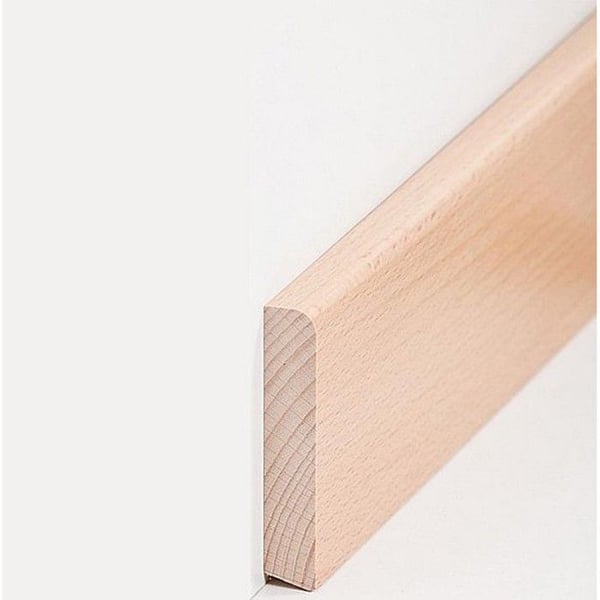 PROVISTON Sockel nr 411 massivt trä 13 x 70 x falllängder upp till ca. 2500 mm Bok massivt trä 25 meter | 10 stycken