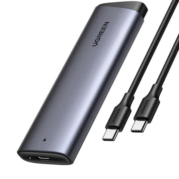 SSD-hölje - UGREEN - CM767 - M.2 NVMe 2280 - USB 3.2 Gen 2 - Aluminium Silver