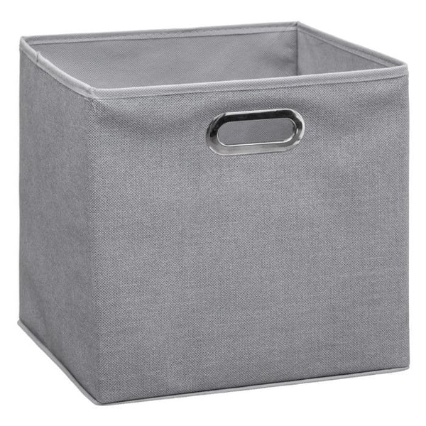 Förvaringslåda 31 x 31 x 31 cm Atmosphera - Grå Melange - 4 förvaringslådor