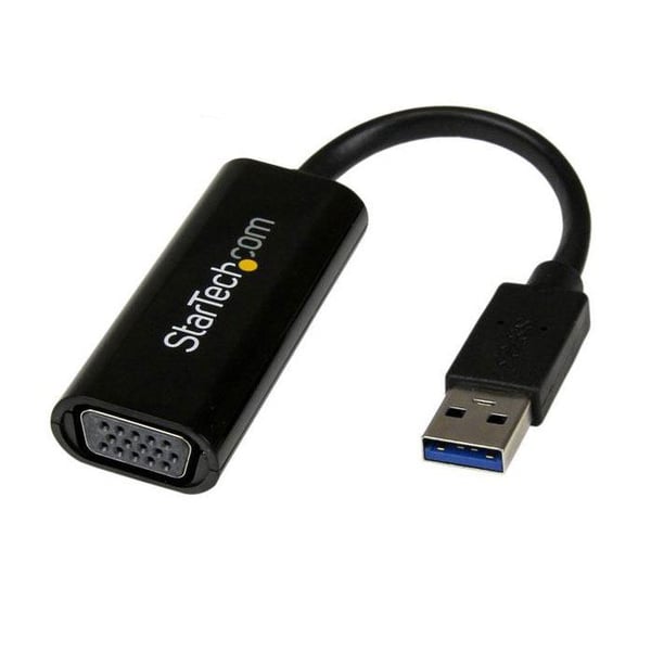Videoadapter - STARTECH - USB 3.0 till VGA - 1920x1200 - Chipset T5-302/MCT - Svart