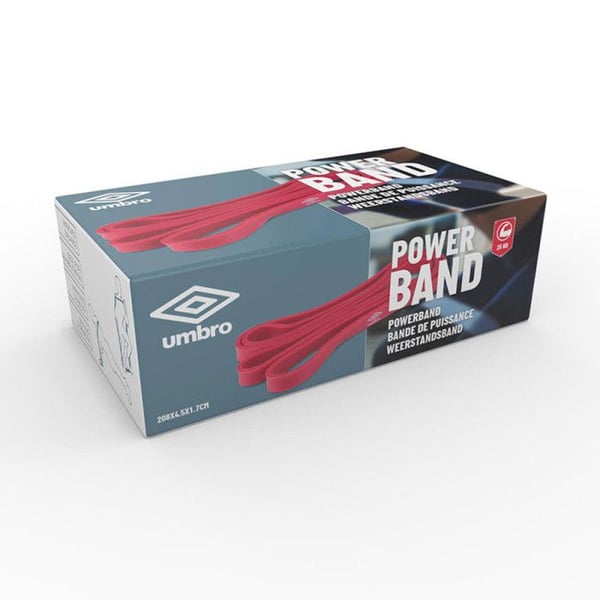Motståndsband - Umbro - 25kg - Röd - Unisex - Nybörjare