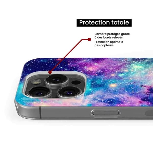 Siliconfodral - Kompatibel med Apple iPhone 14 - design galax blå