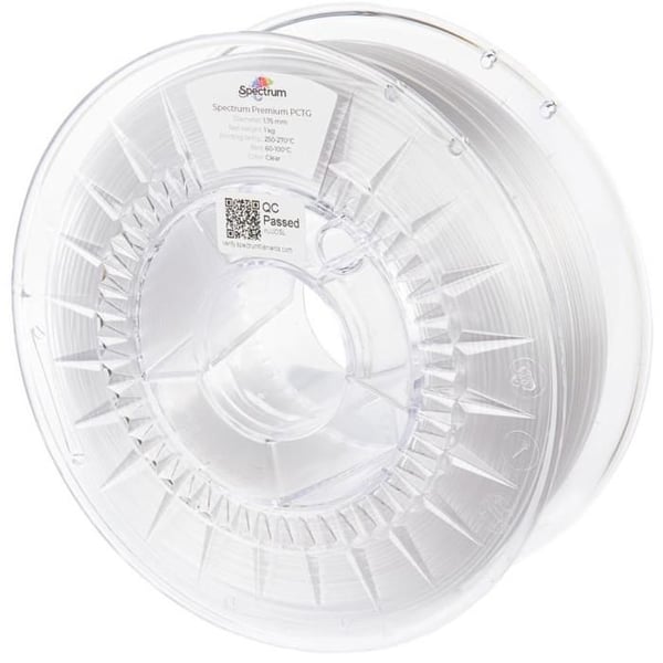 Filament - FILAMENT - Spectrum Premium PCTG - 1,75 mm - Transparent - 1 kg