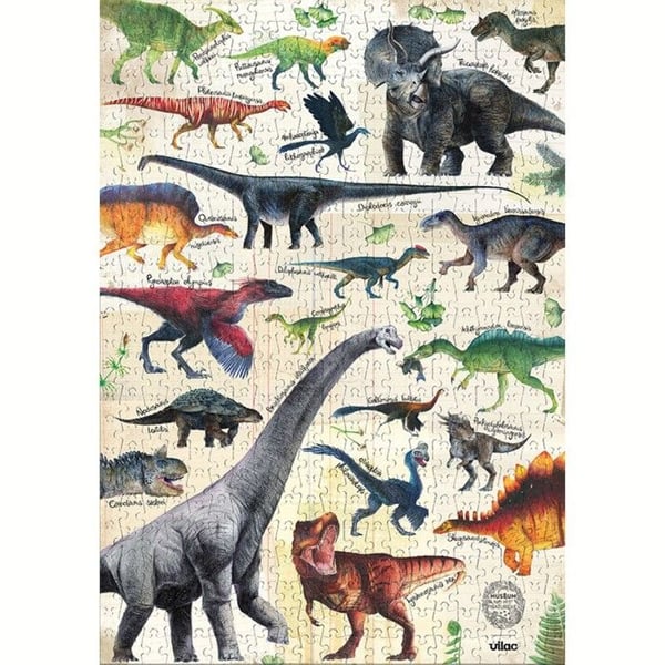 Pussel - Dinosaurier 500 bitar Museum